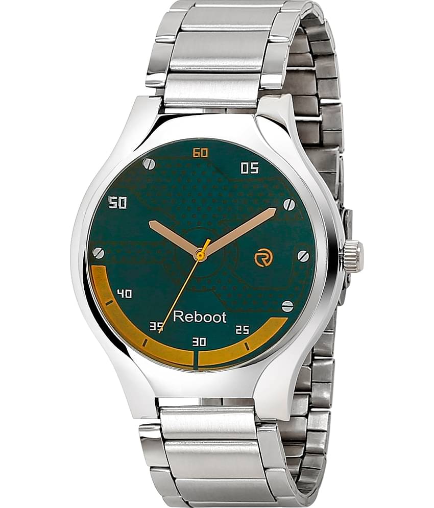 Reboot - Silver Stainless Steel Analog Men's Watch