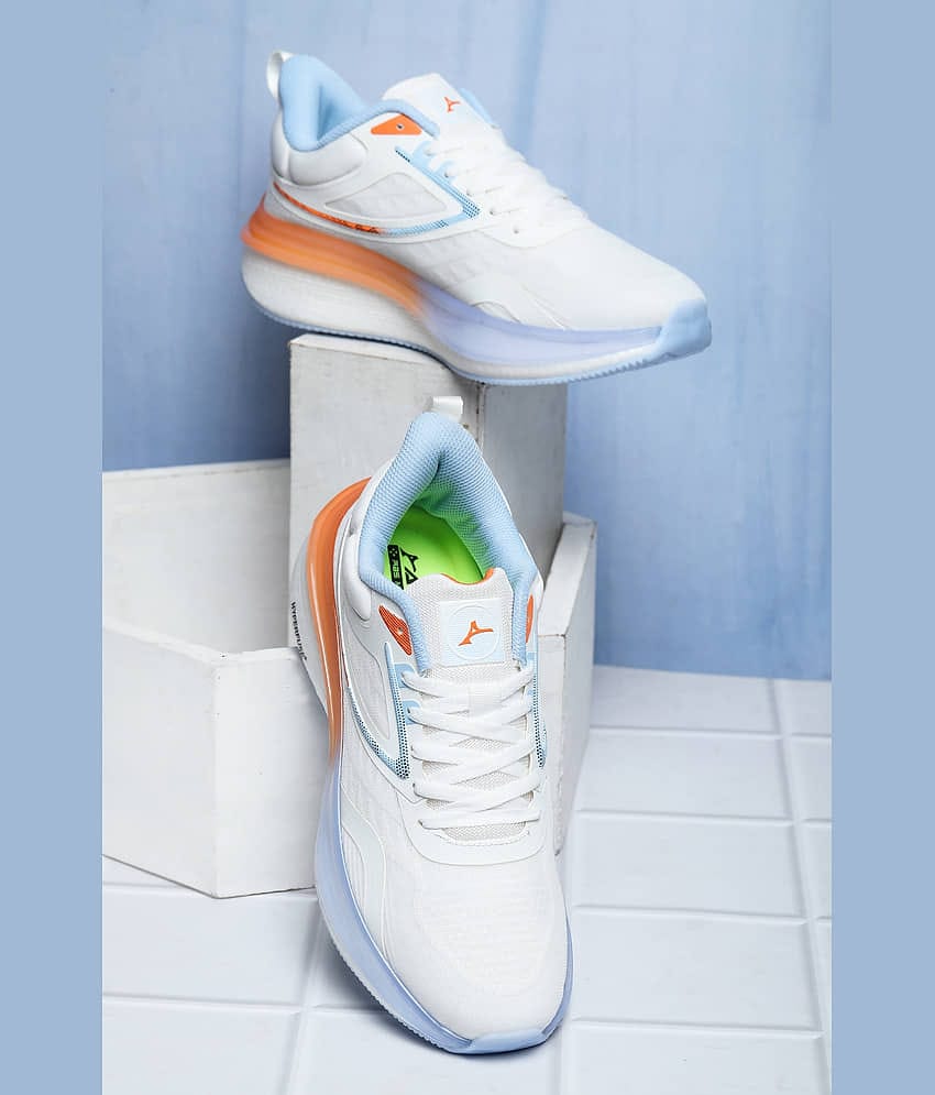 Abros SHADOW White Men's Sports Running Shoes