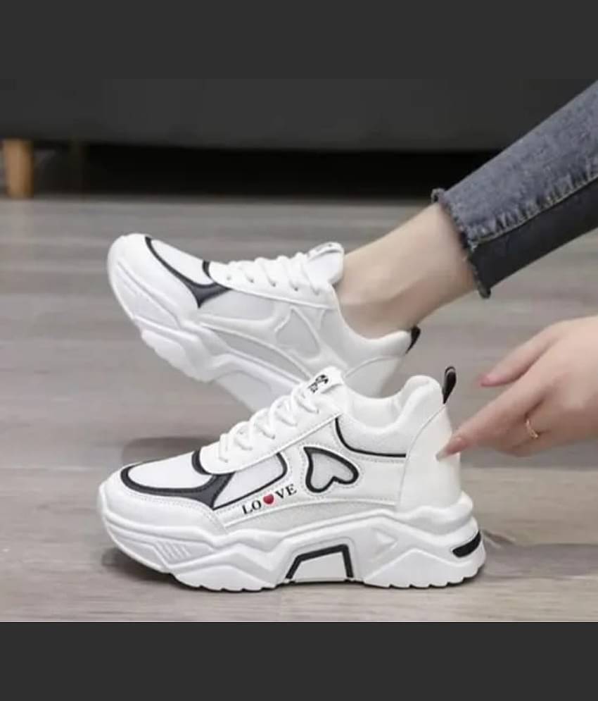 Densu White Women's Sneakers