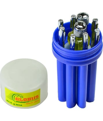 Globus 205 SCREWDRIVER SET OF 9 WITH TESTER Combination Screwdriver Set.
