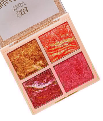 Colors Queen Wild Glowing eyeshadow Eye Shadow Pressed Powder Colours 12g (Shade - 02)