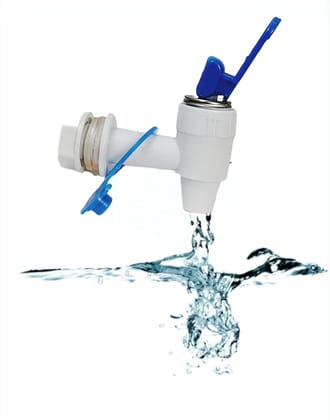 Hope Kart Plastic Tap for Matka Clay Copper Pot Wash Basin Bathroom Kitchen Sink Home Filter Water Dispenser PVC Touch On Type with Fixtures Fittings Set Pack of 1 (Plastic White Tap) Hope Kart Plastic Tap for Matka Clay Copper Pot Wash Basin Bathroom Kitchen Sink Home Filter Water Dispenser PVC Touch On Type with Fixtures Fittings Set Pack of 1 (Plastic White Tap)