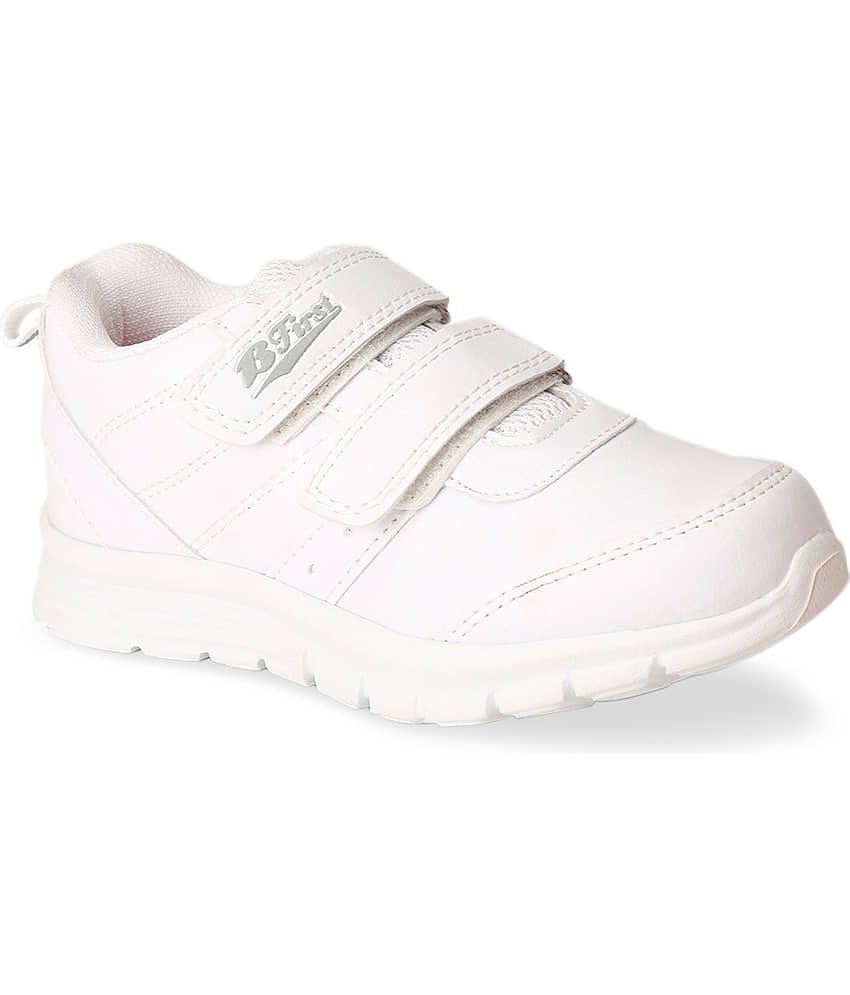 Bata - White Boy's School Shoes ( 1 Pair )