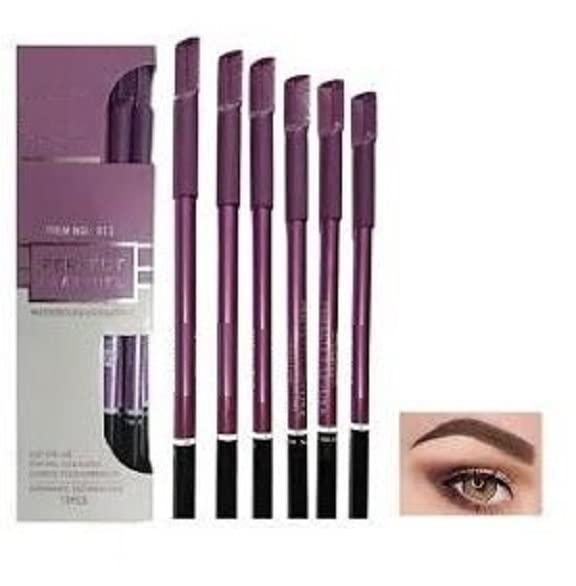 Elecsera Waterproof Eyeliner Black Pack of 6pcs 2.5 g (Black)