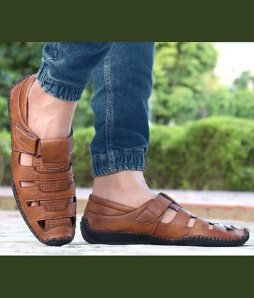 FOGGY - Tan  Men's Sandals