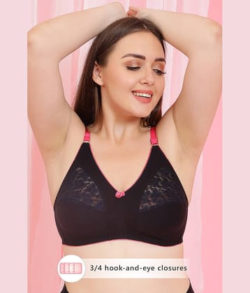 Clovia Cotton Women's Everyday Bra ( Black )