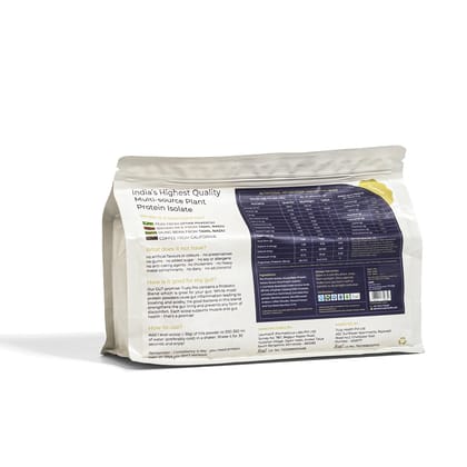 Truely Pro - Vegan Plant Protein | 24g Protein/Serving | 4 Bn CFU Probiotics | 3 Protein Sources - Pea, Brown Rice & Moong Bean | No Artificial Flavours | THIRD-PARTY TESTED | Coffee | 2KG