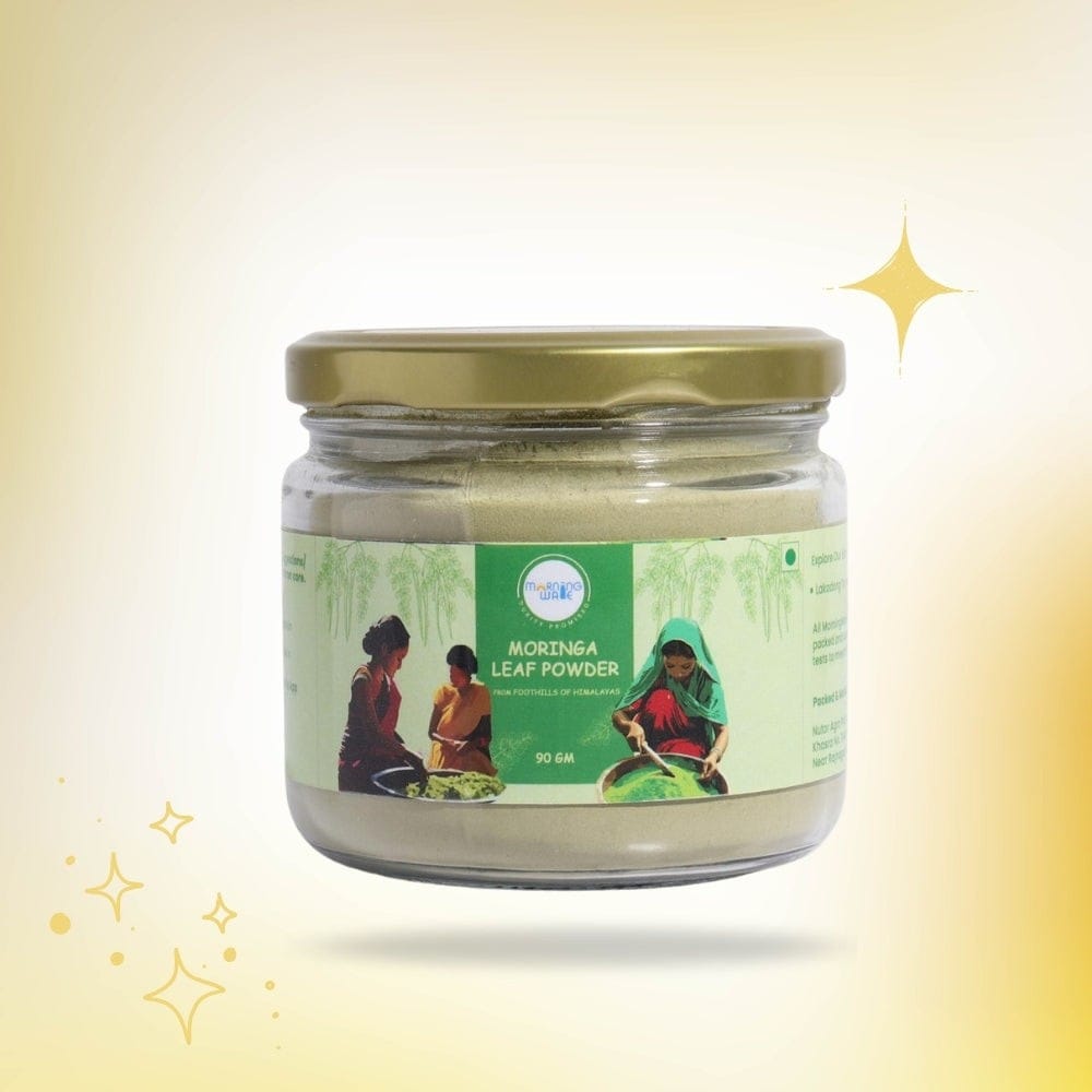 Morning Wale Moringa Leaf Powder (Pack of 2) | Rich in Iron & Calcium | Daily Immunity Support