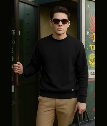 FTX Fleece Round Neck Men's Sweatshirt - Maroon ( Pack of 1 )