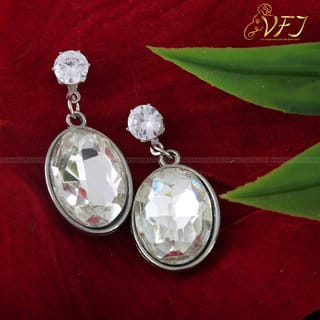 Vighnaharta Stylish Fancy Silver Plated alloy Drop Earring for Women and Girls