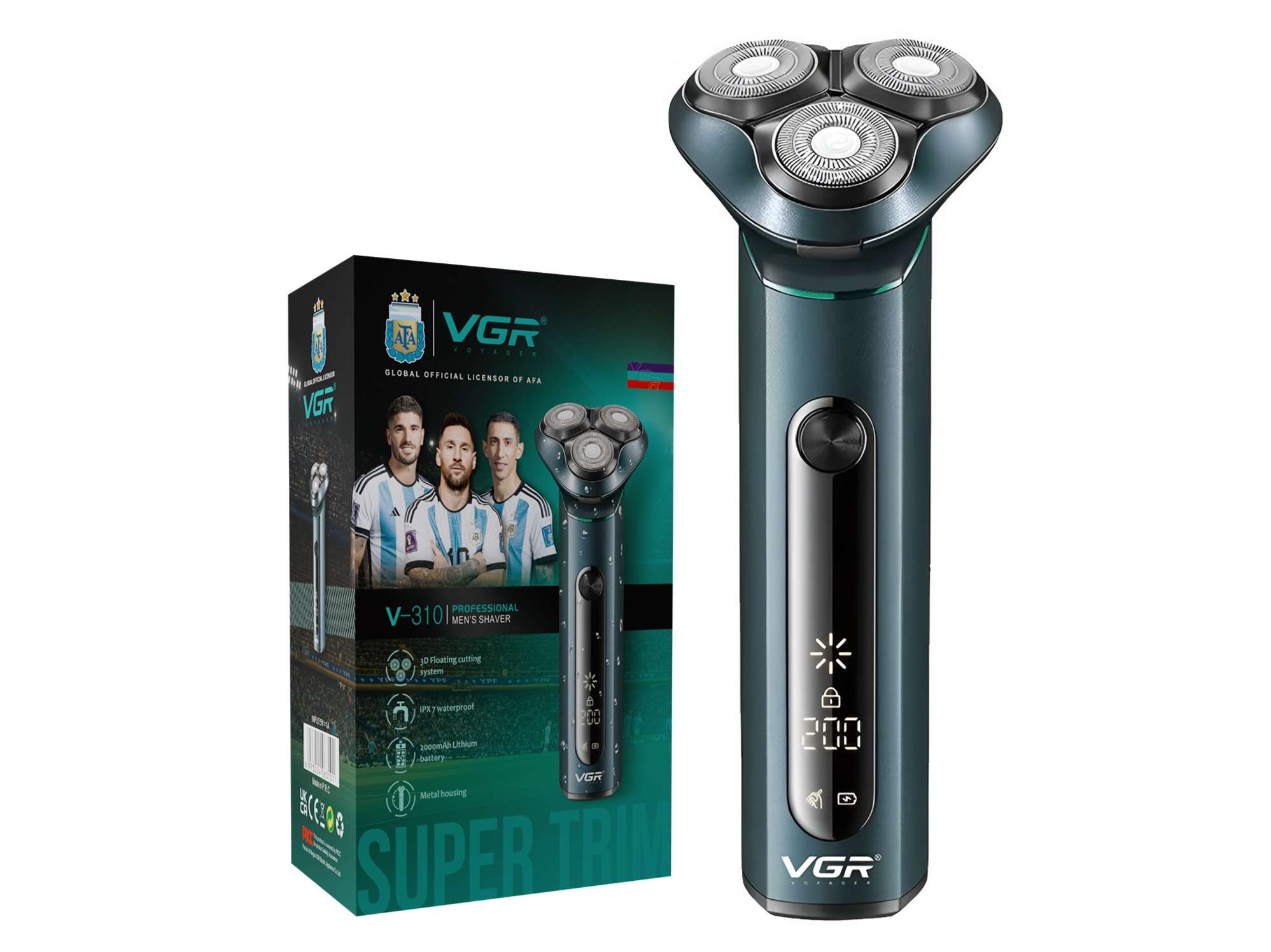 VGR V-310 Shaver For Men (Blue)