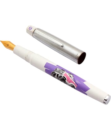 Srpc Fellowship Hammer Car Edition Eyedropper System Fountain Pen Chrome Trims