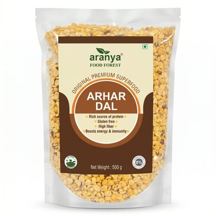Organic Arhar Dal - 500 gm