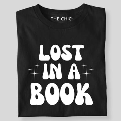 LOST IN A BOOK-Black / S