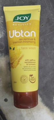Joy facewash ubtan tan removal 