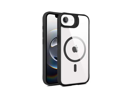 DailyObjects MagSafe Phone Case Cover For iPhone 16e - Hybrid Clear