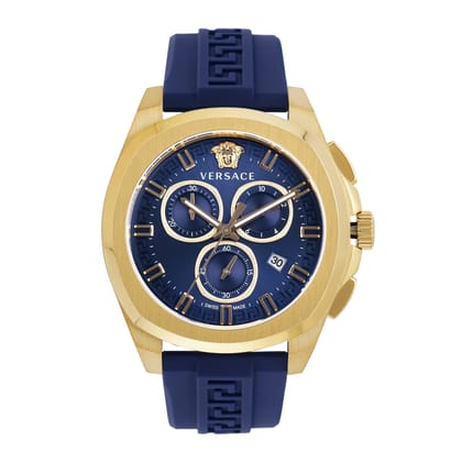 Versace Blue Dial Analog Men Watch - VE7CA0323-Navy Blue