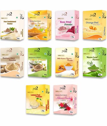 glowious - Skin Toning Face Pack for Normal Skin ( Pack of 10 )