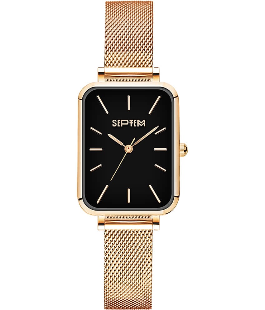 Septem Rose Gold Stainless Steel Analog Womens Watch