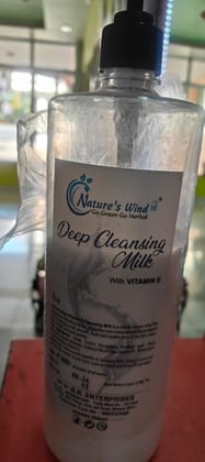 Natures Wind Deep Cleansing Milk (With Vitamin E)