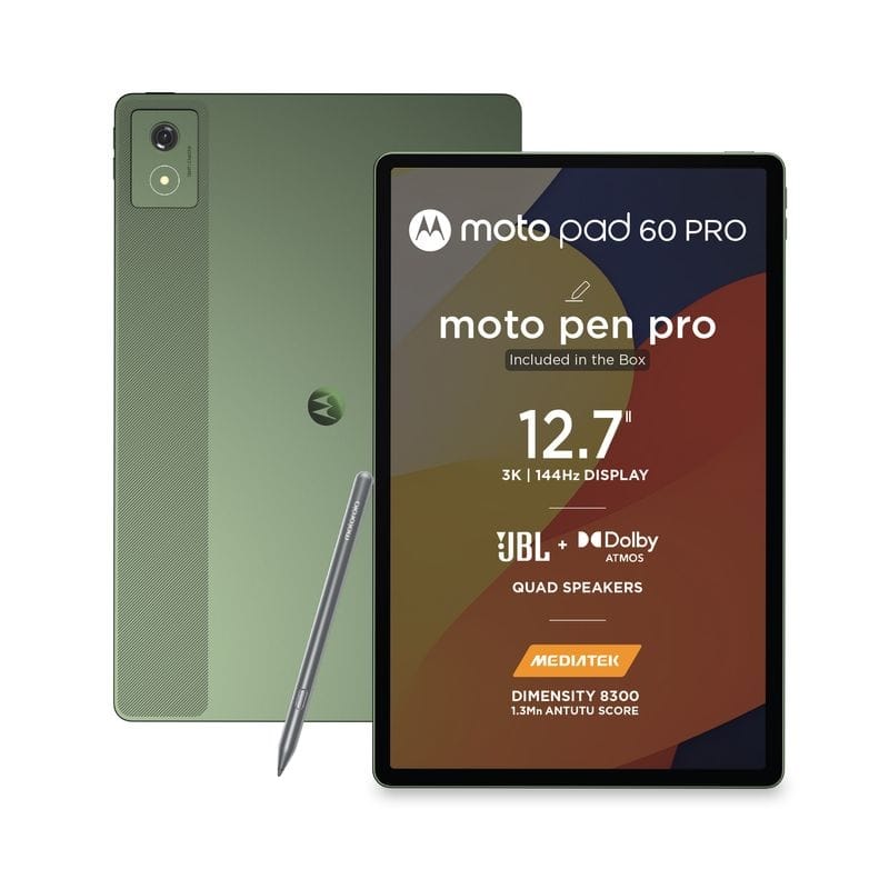 Motorola Pad 60 Pro (Pantone Bronze Green, 8GB RAM, 128GB ROM) 