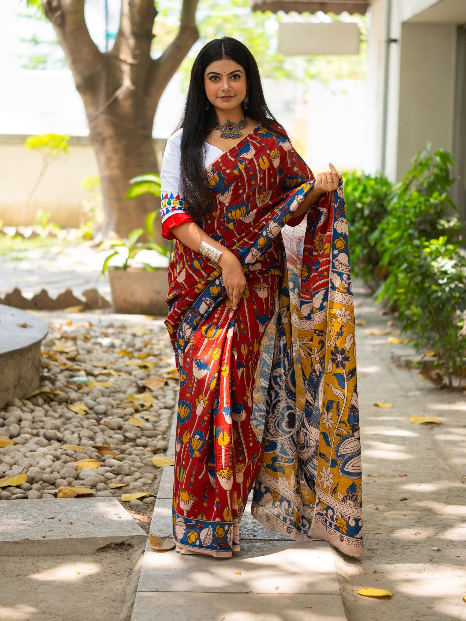 Padma Kalamkari Saree