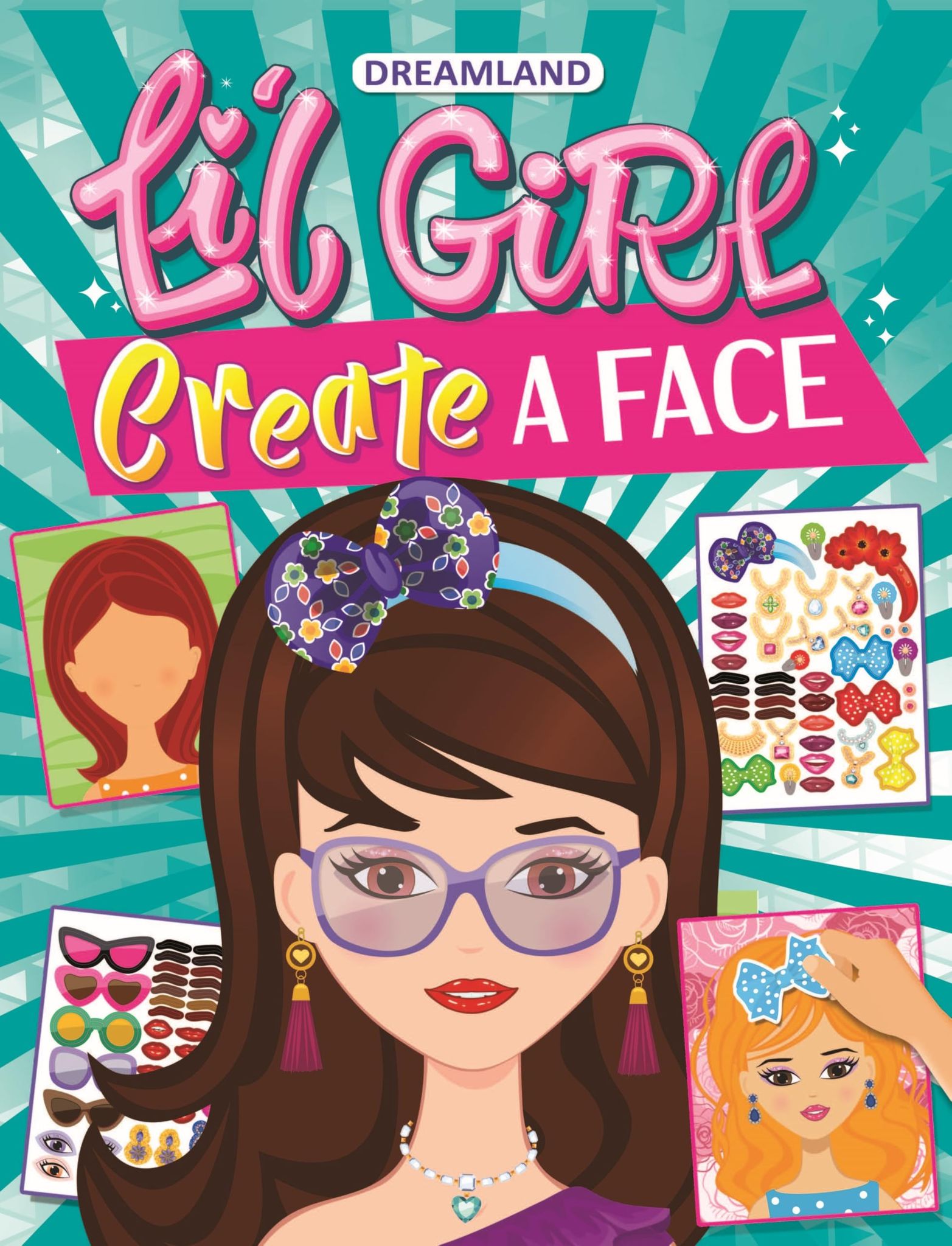Lil Girl Create a Face [Paperback] Dreamland Publications