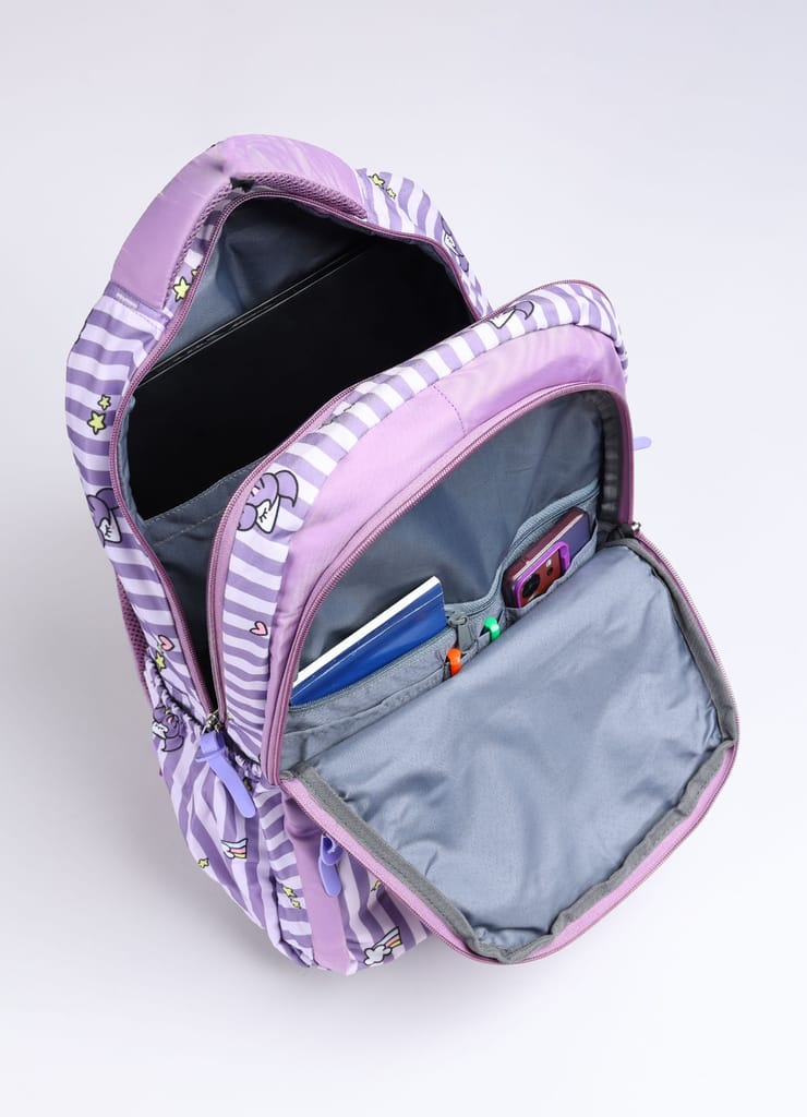 PB Pearlbags Polyester Water Resistant Casual Backpack With Laptop Sleeve For School,college & Office For Boys and Girls,Men & Women