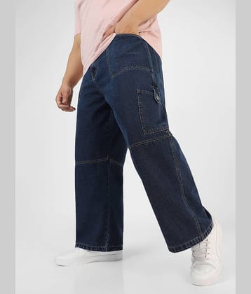 Urbano Plus Relaxed Washed Men's Jeans - Blue ( Pack of 1 )