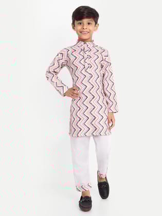 Kurta Pyjama Set _ Multicolor
