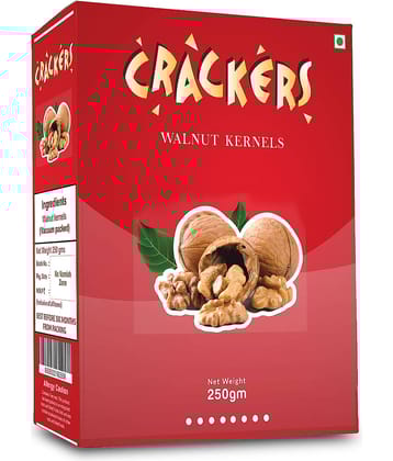 Go Premium Kashmiri Amber Walnut Halves 250g  | Fresh New Crop Walnut