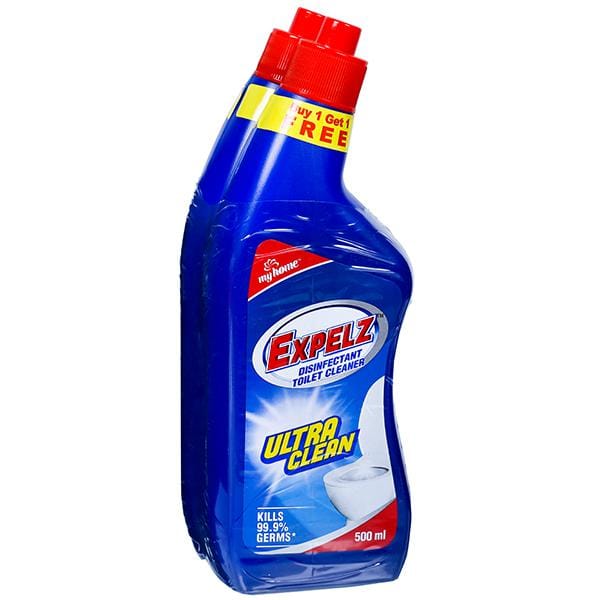 My Home Expelz Disinfectant Ultra Clean Toilet Cleaner, Buy 1 Get 1 Free, 500 ml