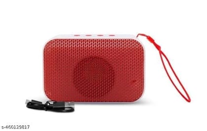 Portable Wireless Bluetooth Speaker (Red)