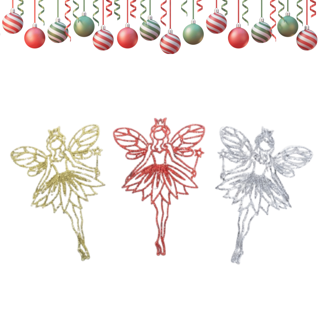 Christmas Fairy Princess Tree Hangings - 3PC