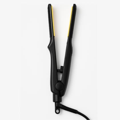 Ktein Mini Flat Iron for Short Hair, Pixie Cut, Bangs, Beard & Wavy Styling | 2-in-1 Ceramic Pencil Hair Straightener for Men & Women | 5 Temp Settings | Fast Heating | Anti-Scald Design