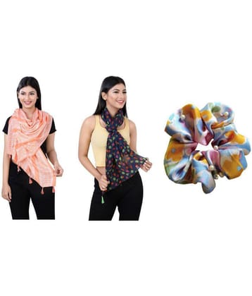 JVNINE - Multicolor Viscose Women's Scarf ( Pack of 3 )