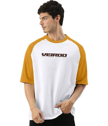 Veirdo Men Cotton Oversized Fit Printed T-Shirt ( Multicolor )