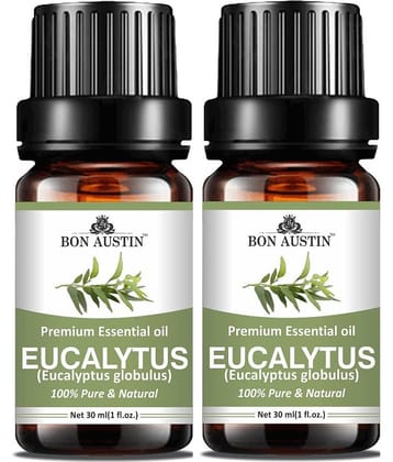 Bon Austin Eucalyptus Essential Oil Aromatic 30 mL ( Pack of 2 )