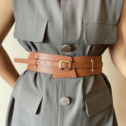 Criss Cross Belt | Tan-28