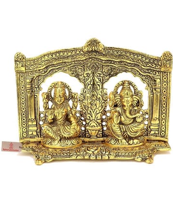 Spherulemuster Laxmi Ganesh Aluminium Idol