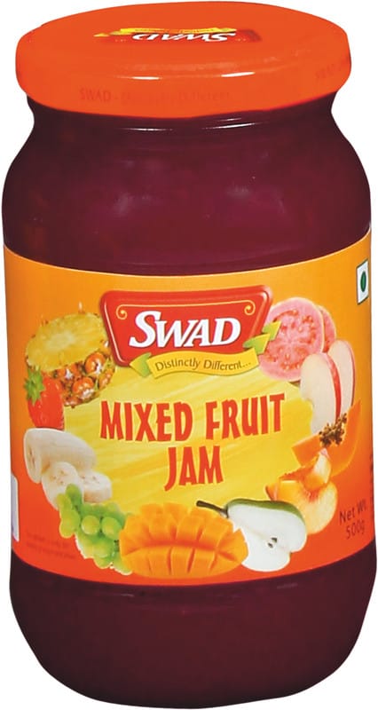 SWAD Delicious Mixed Fruit Sauces, Spreads and Dips / Natural Real Fruit Ingredients / Sweet and Tangy Mixed Fruit - 500 Gm