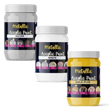 Oytra Metallic Acrylic Color Paint Metal Colours