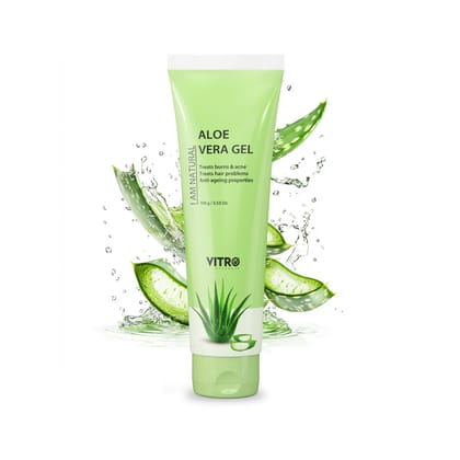 Aloe Vera Gel with Vitamin E for Soft and Glowing Skin
