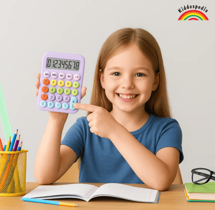 Colorful Candy Mechanical Calculator | Cute Stationery  Kiddospedia