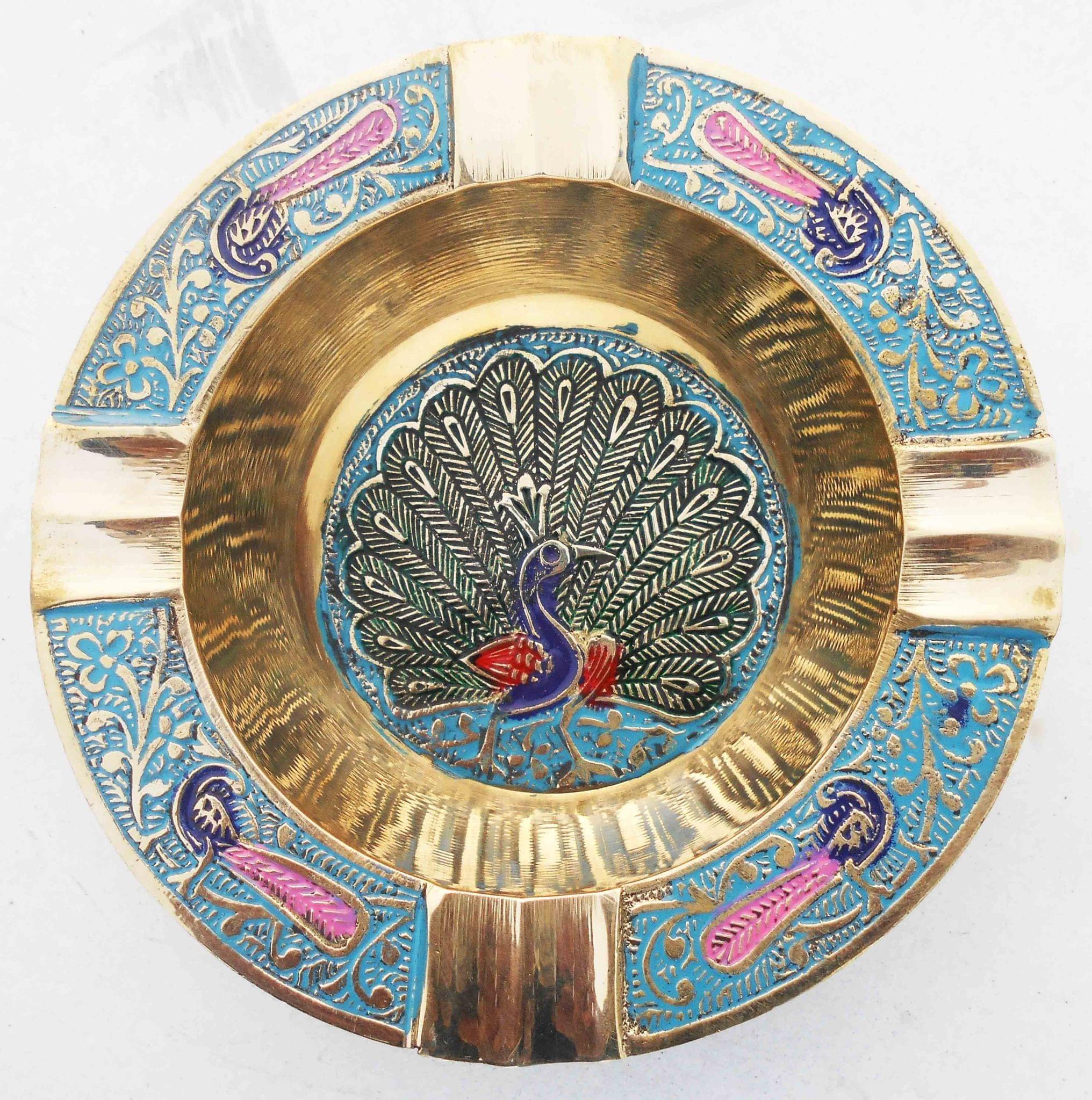 Brass Ashtray, Ash Tray - 4.5*4.5*1 inch (Z382 C)