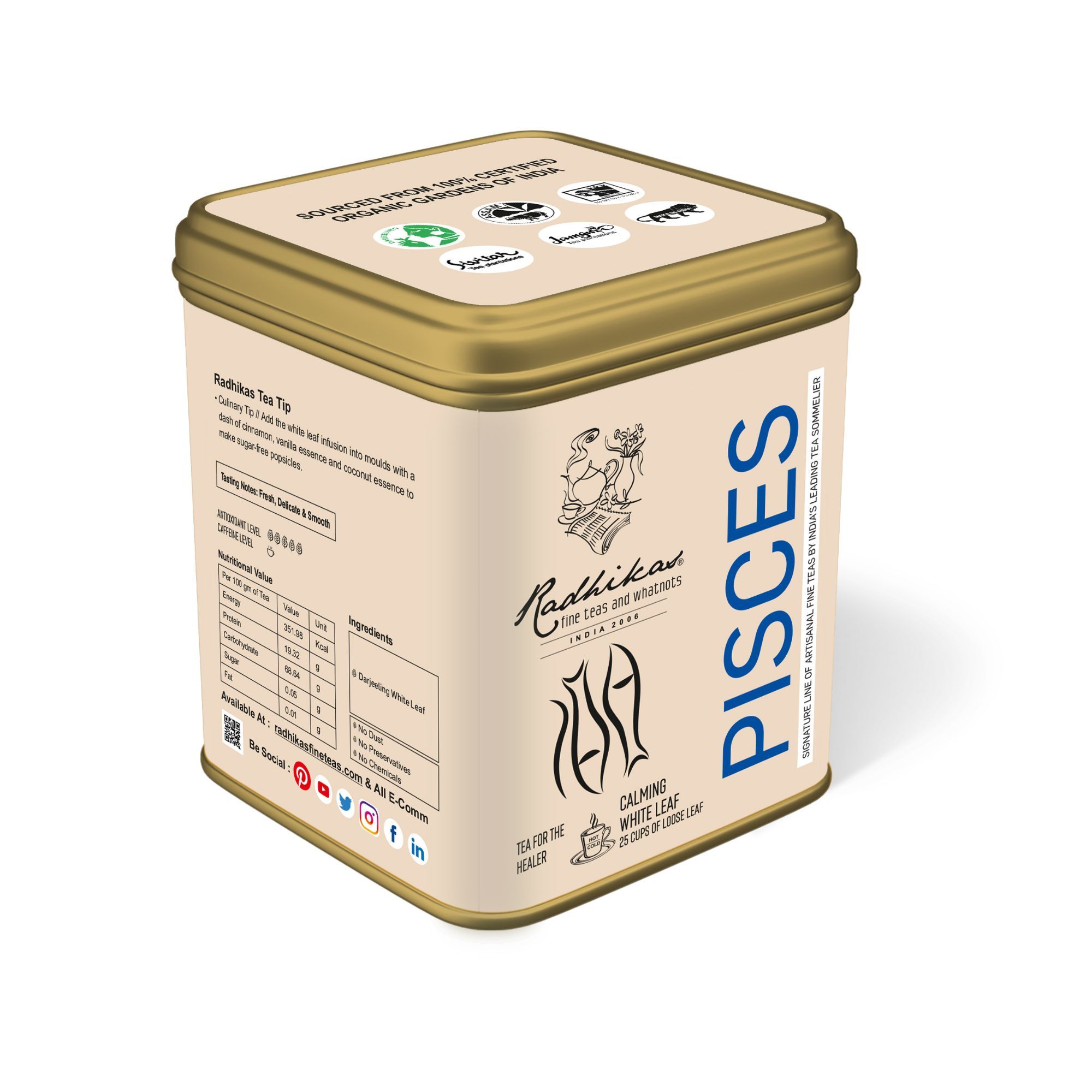 Pisces White Leaf - A special blend that celebrates the Healer