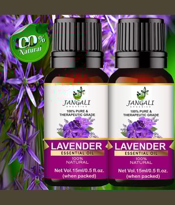 Pure Jangali Organics Lavender Essential Oil 30 mL ( Pack of 2 )