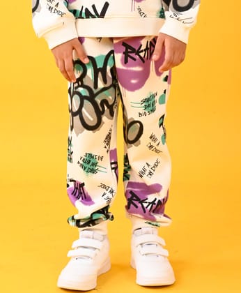 READY FOR THAT FLEECE BOYS JOGGER - WHITE-0-6 MONTHS / 1N / WHITE