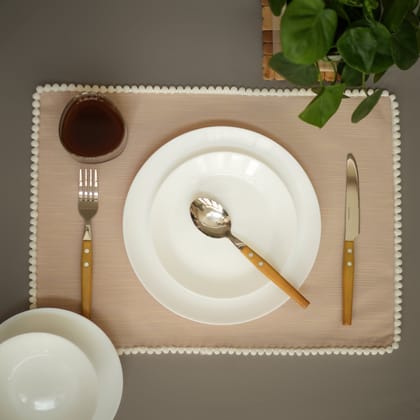 Misty rose placemats - Set of 2