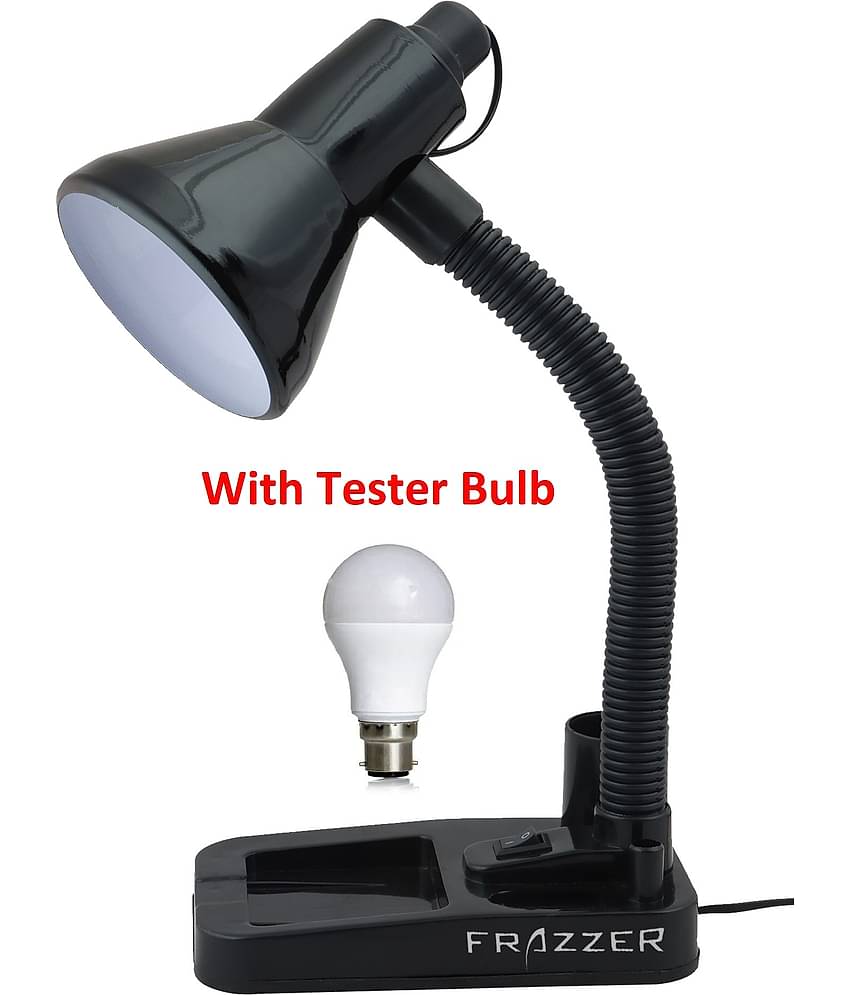 Spark World Black Study Table Lamp ( Pack of 1 )